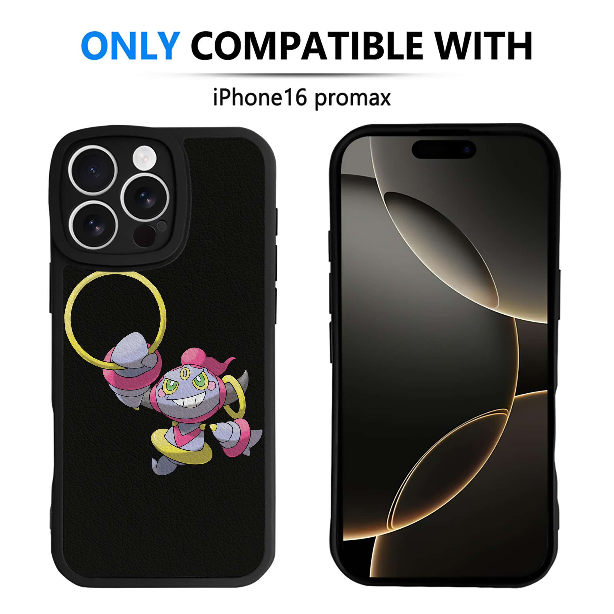 （画像用） ポケットモンスター Pokémon 【iPhone 16シリーズ対応】シリコンスマホケース（レザー調） 材質：シリコン